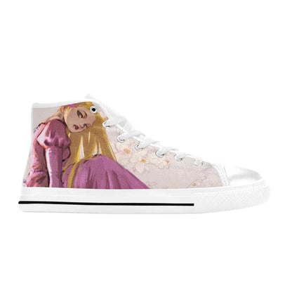 Tangled Princess Rapunzel Custom High Top Sneakers Shoes