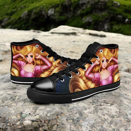 Tangled Princess Rapunzel Canvas High Tops Sneakers for Kids