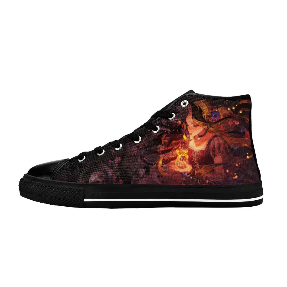 Tangled Princess Rapunzel Custom High Top Sneakers Shoes