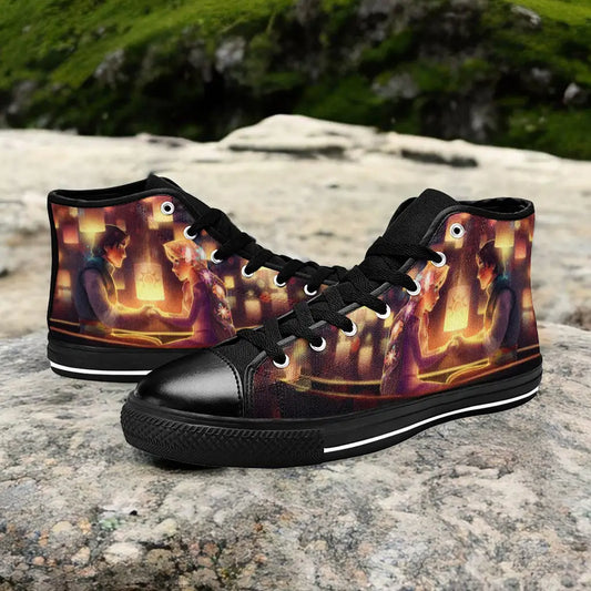 Tangled Princess Rapunzel Custom High Top Sneakers Shoes