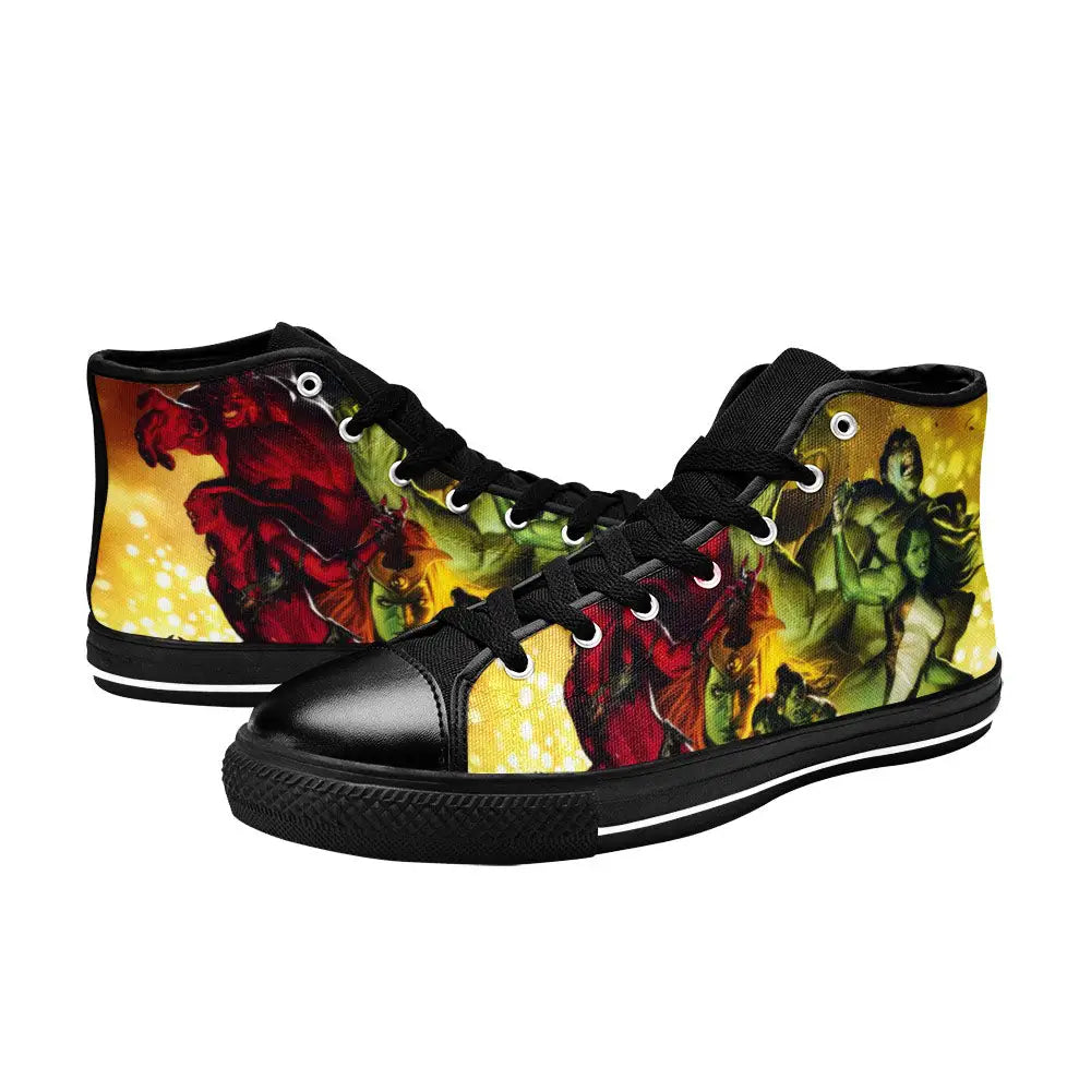 The Incredible Hulk Comic Custom High Top Sneakers Shoes