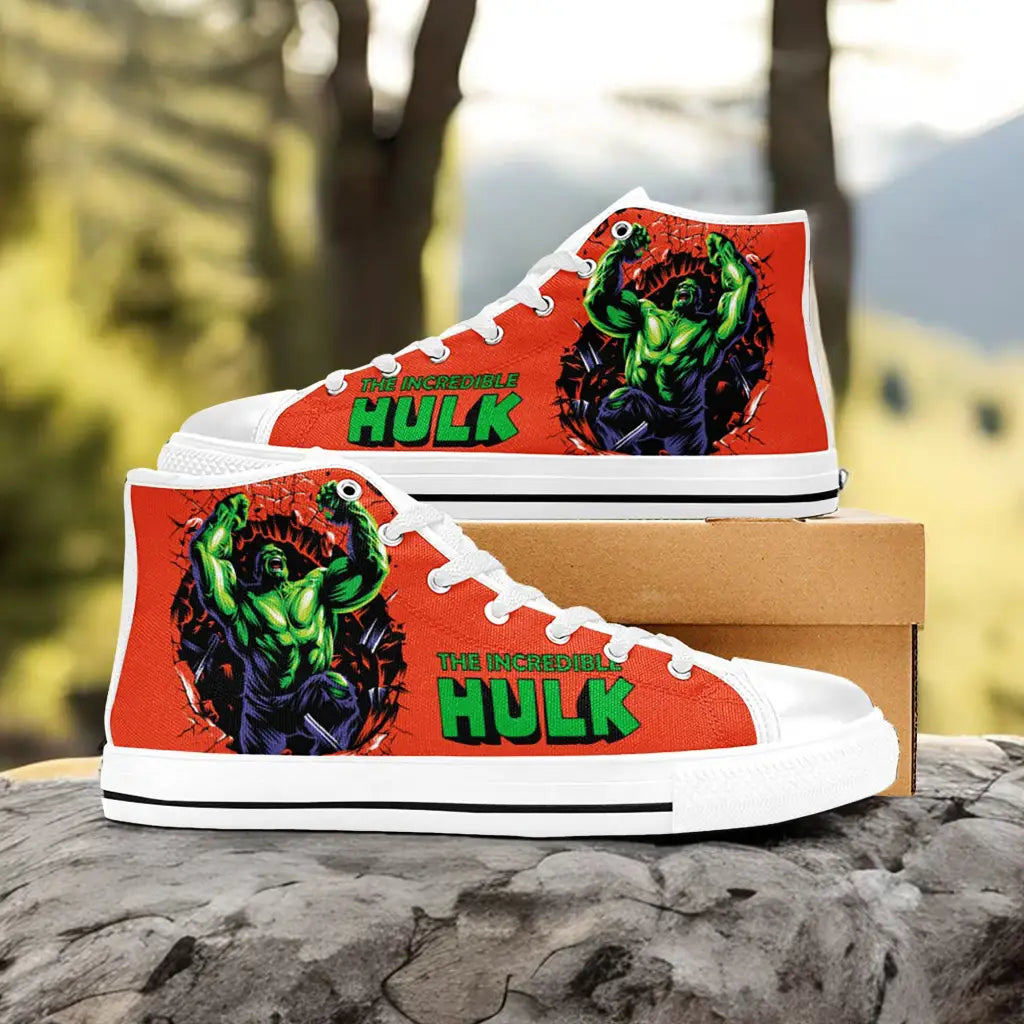 The Incredible Hulk Comic Custom High Top Sneakers Shoes