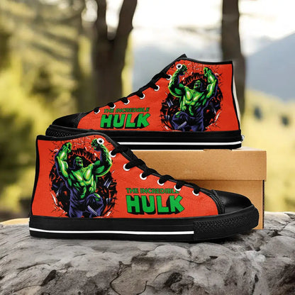 The Incredible Hulk Comic Custom High Top Sneakers Shoes