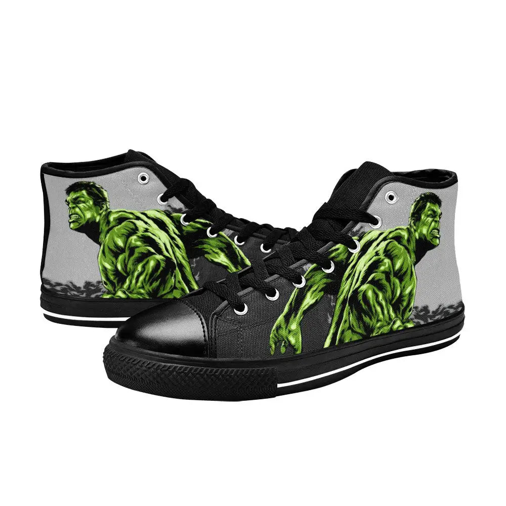 The Incredible Hulk Custom High Top Sneakers Shoes