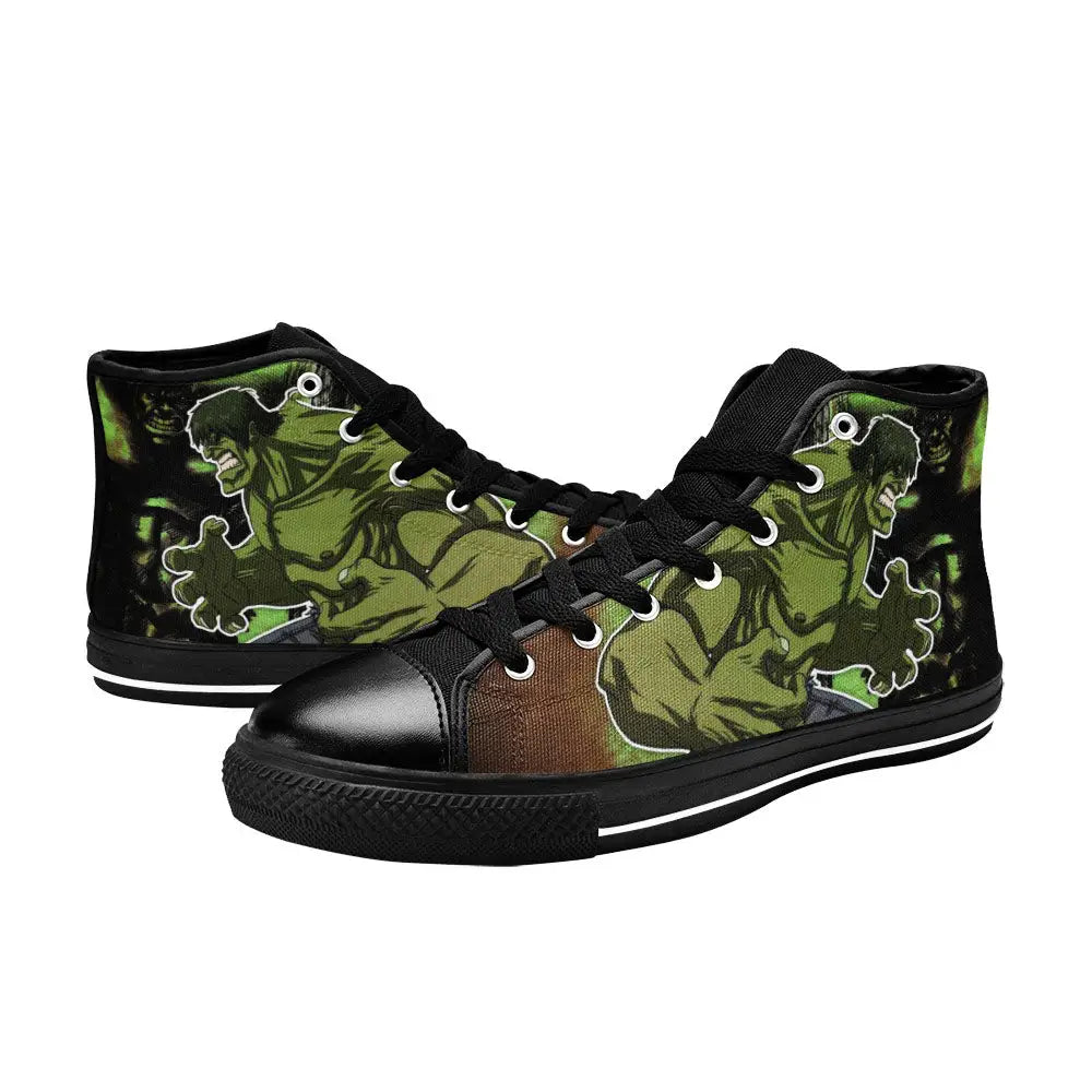 The Incredible Hulk Custom High Top Sneakers Shoes