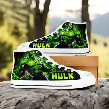 The Incredible Hulk Custom High Top Sneakers Shoes