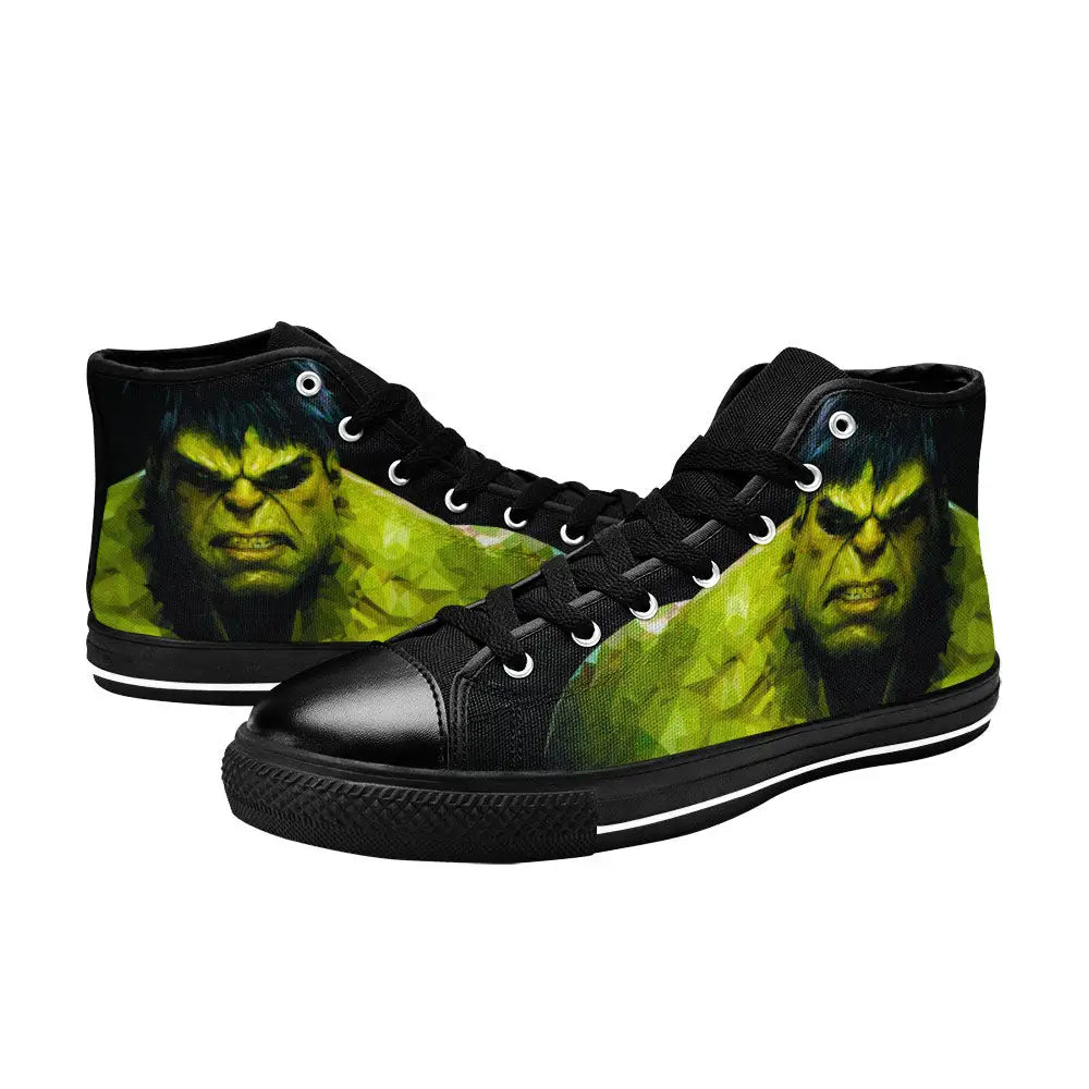 The Incredible Hulk Custom High Top Sneakers Shoes