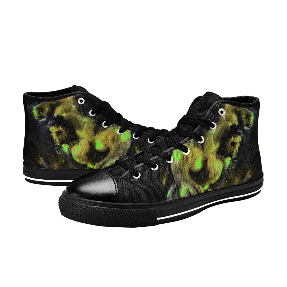 The Incredible Hulk Custom High Top Sneakers Shoes