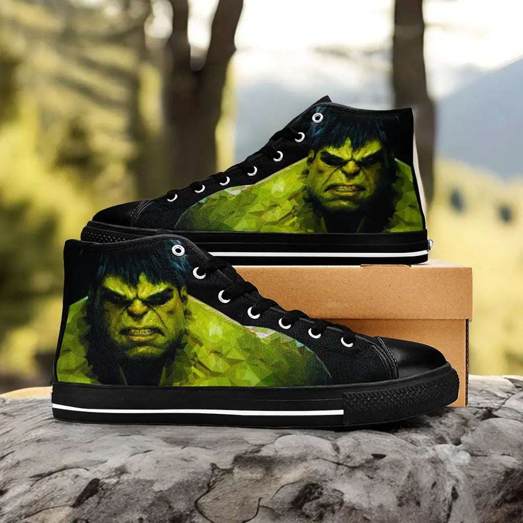 The Incredible Hulk Custom High Top Sneakers Shoes