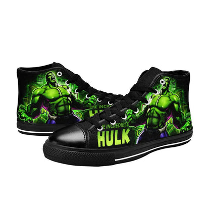 The Incredible Hulk Custom High Top Sneakers Shoes