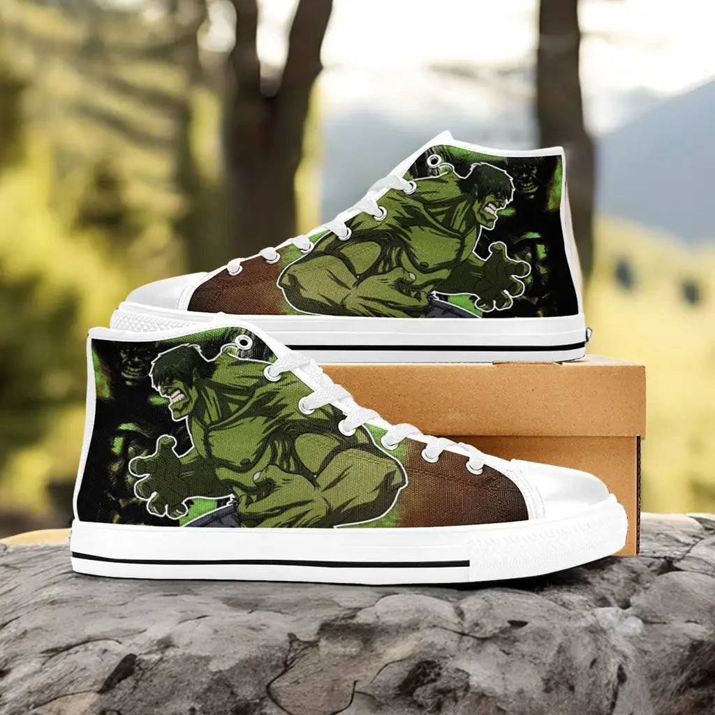 The Incredible Hulk Custom High Top Sneakers Shoes