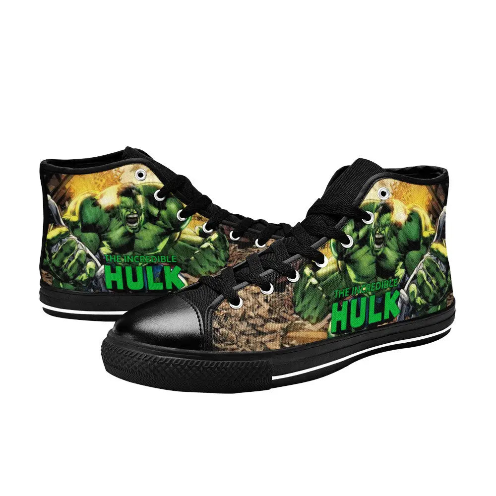 The Incredible Hulk Custom High Top Sneakers Shoes