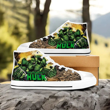 The Incredible Hulk Custom High Top Sneakers Shoes