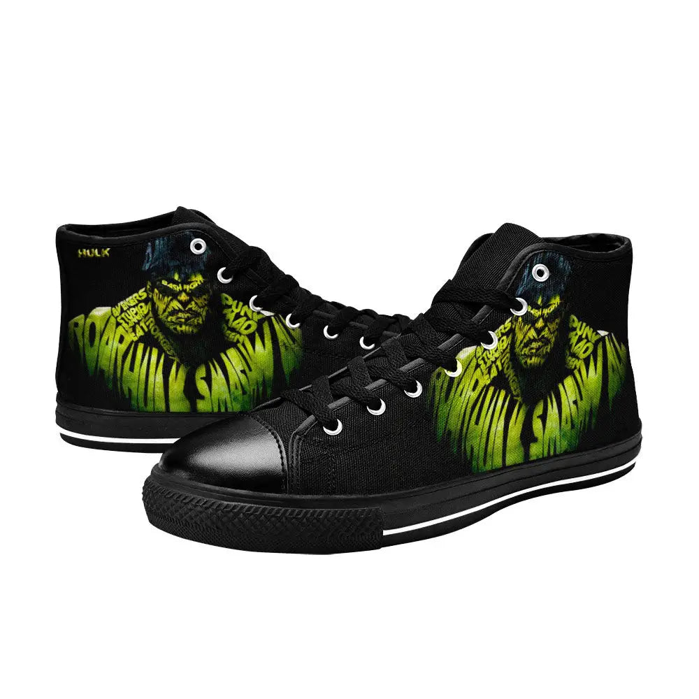 The Incredible Hulk Custom High Top Sneakers Shoes