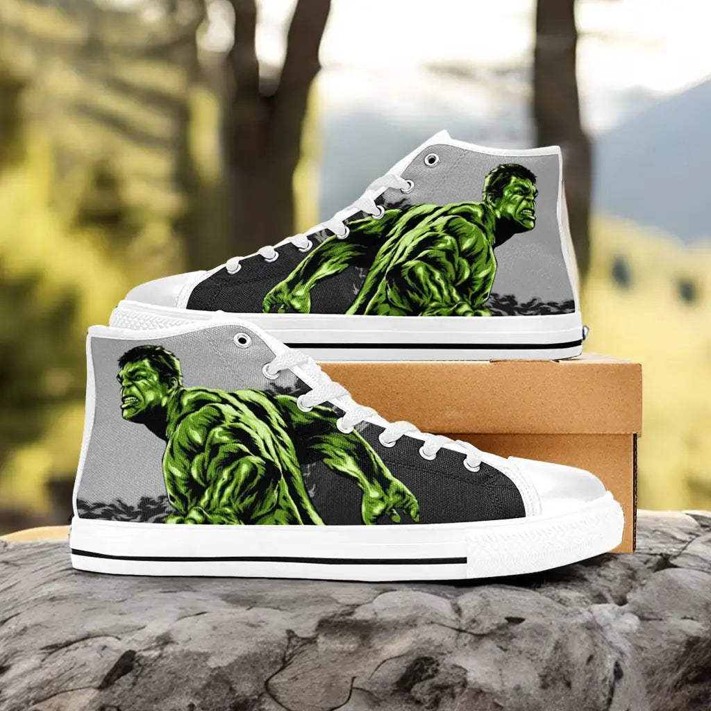 The Incredible Hulk Custom High Top Sneakers Shoes