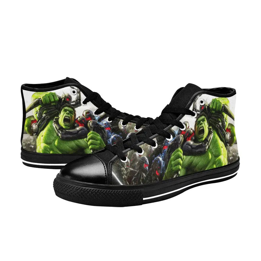 The Incredible Hulk Custom High Top Sneakers Shoes