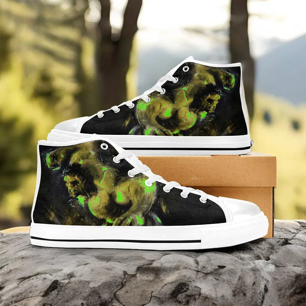 The Incredible Hulk Custom High Top Sneakers Shoes