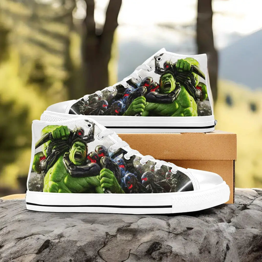 The Incredible Hulk Custom High Top Sneakers Shoes