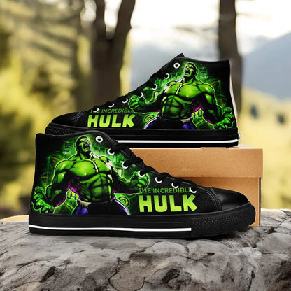 The Incredible Hulk Custom High Top Sneakers Shoes