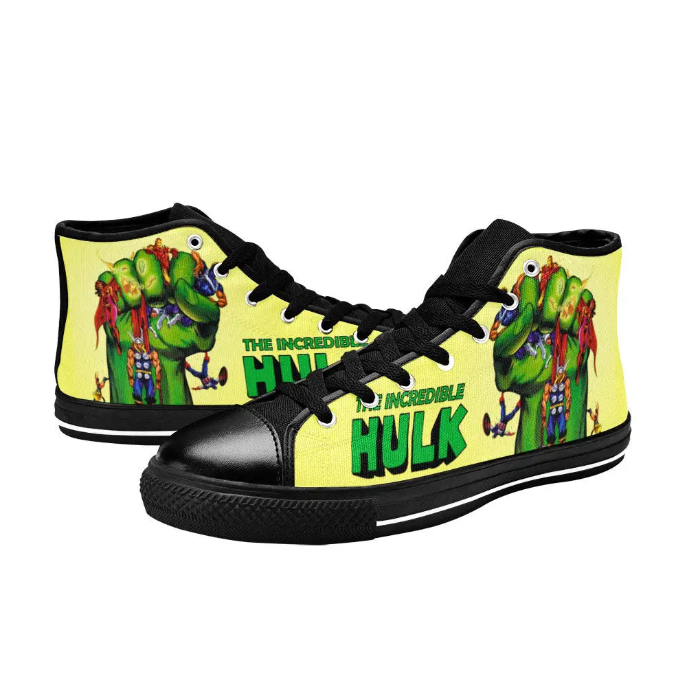 The Incredible Hulk Custom High Top Sneakers Shoes