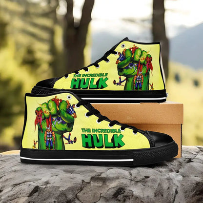 The Incredible Hulk Custom High Top Sneakers Shoes