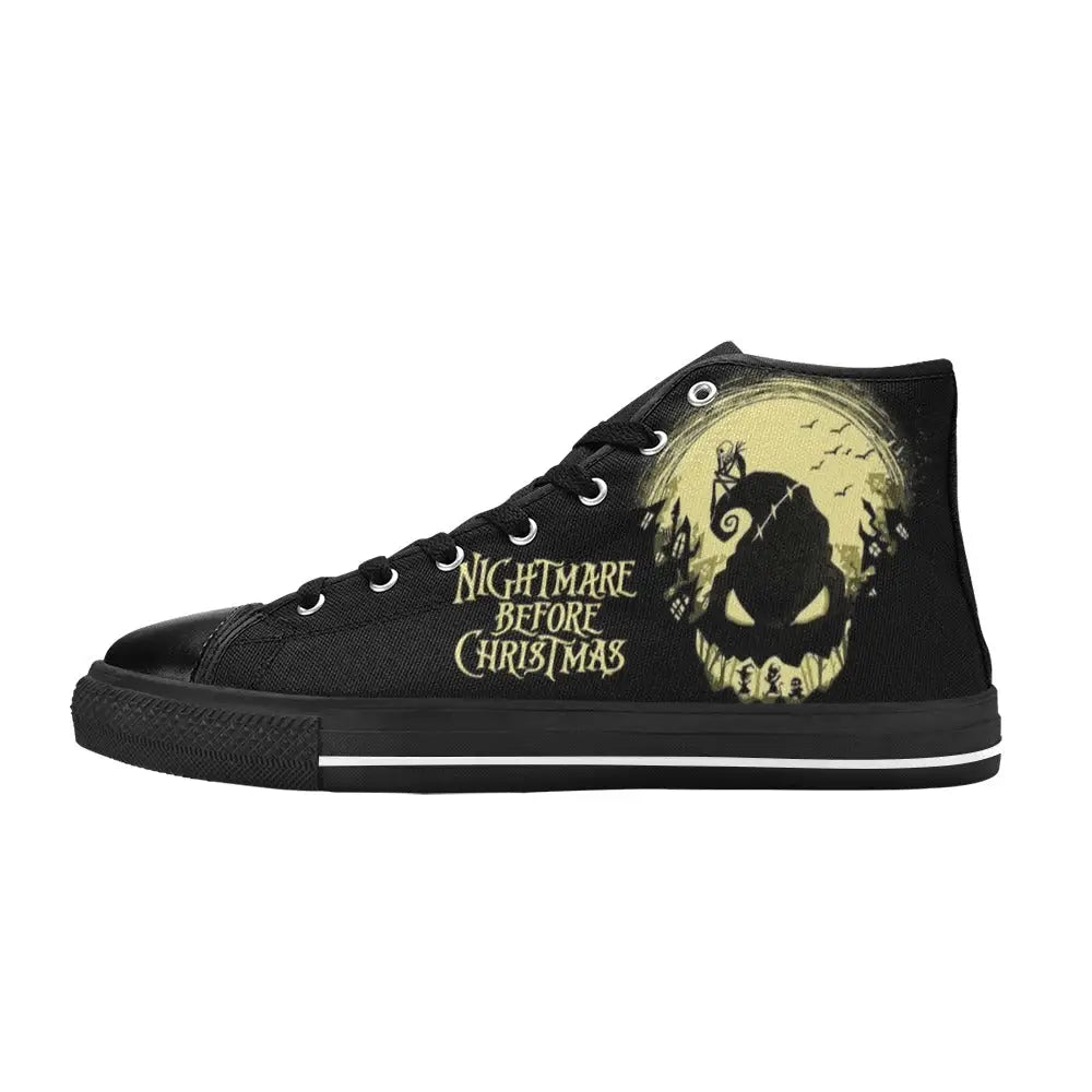 The Nightmare Before Christmas Custom High Top Sneakers Shoes