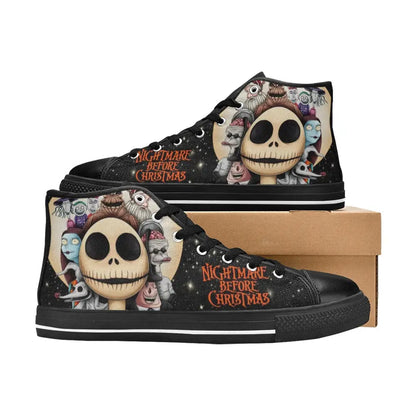 The Nightmare Before Christmas Custom High Top Sneakers Shoes