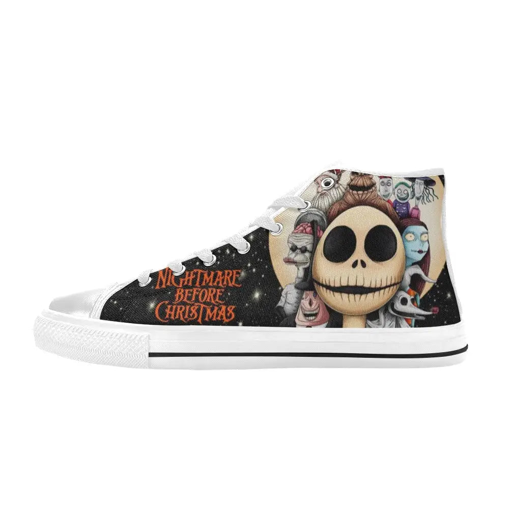 The Nightmare Before Christmas Custom High Top Sneakers Shoes