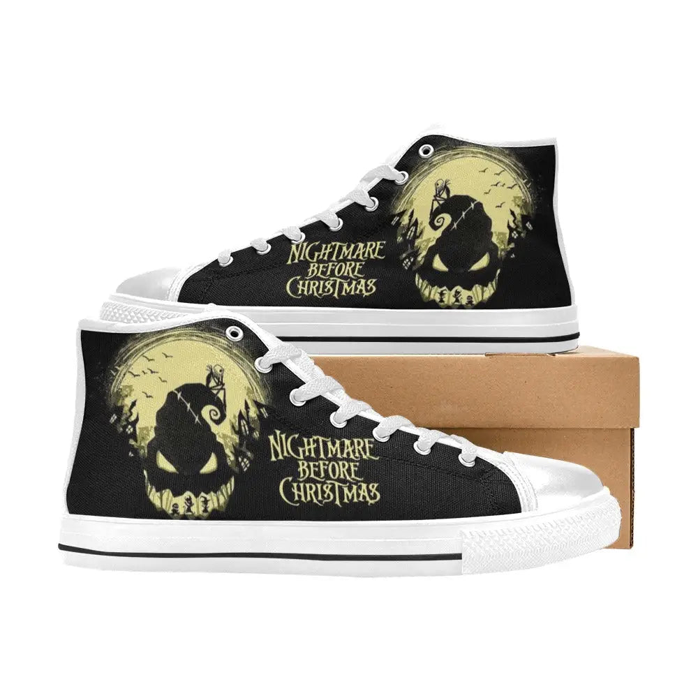 The Nightmare Before Christmas Custom High Top Sneakers Shoes