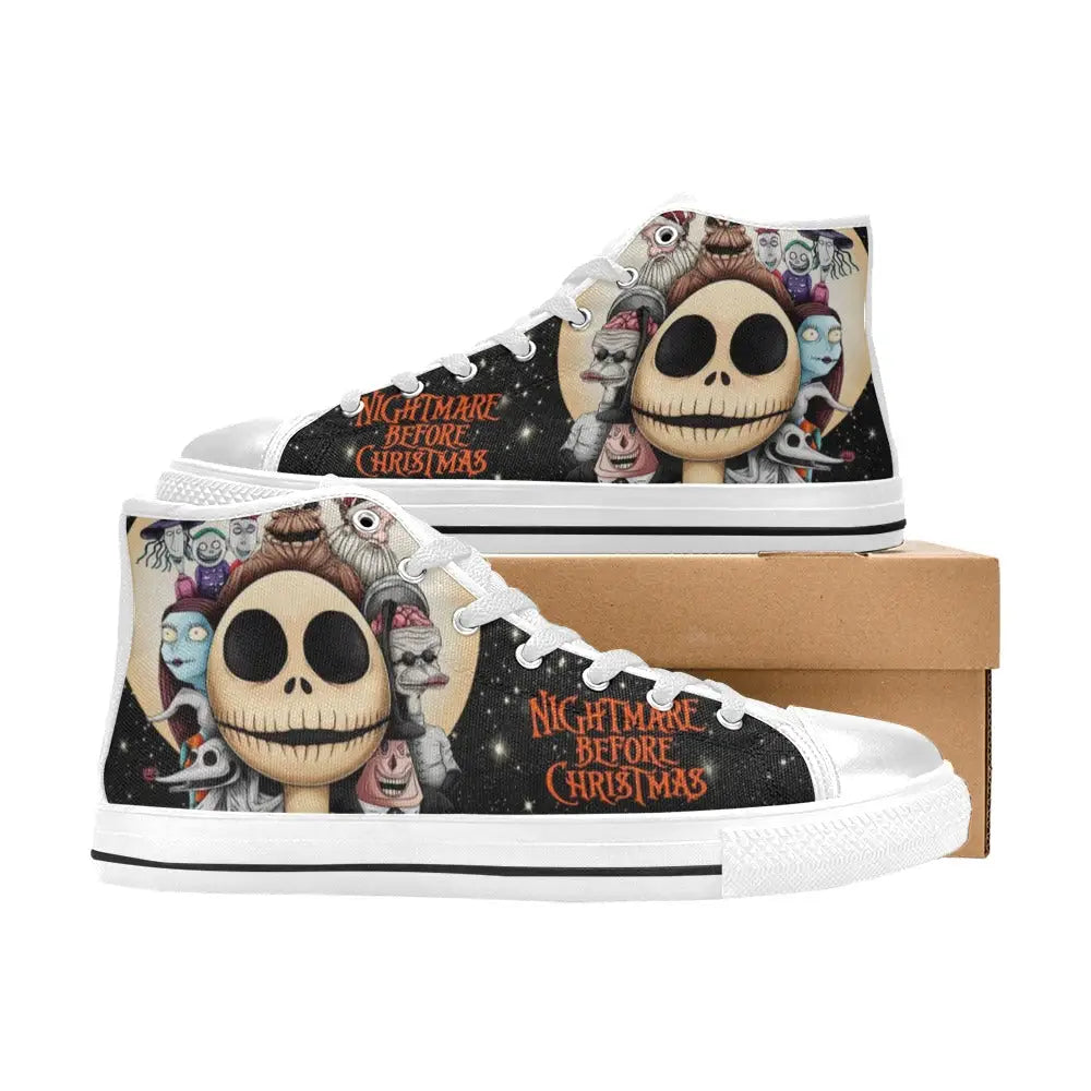 The Nightmare Before Christmas Custom High Top Sneakers Shoes