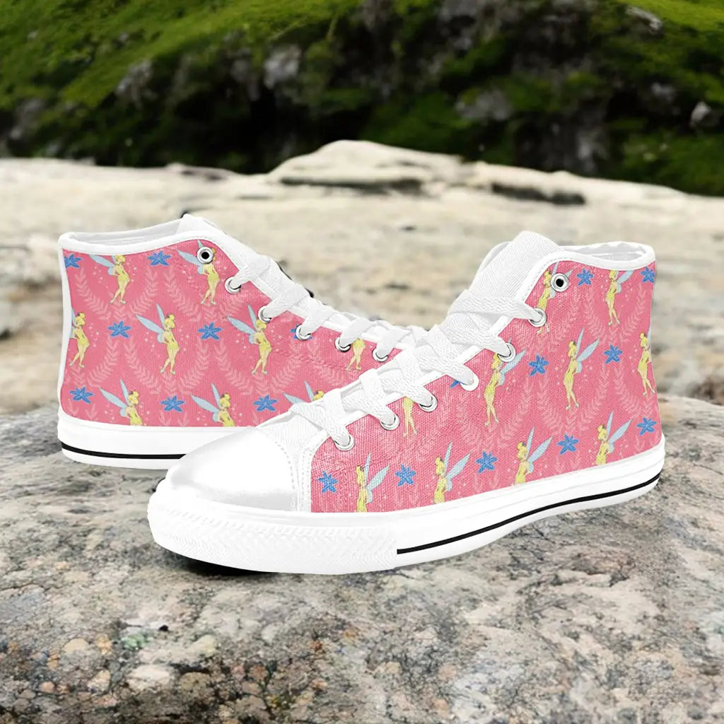 Tinkerbell Tinker Bell Fairies Custom High Top Sneakers Shoes