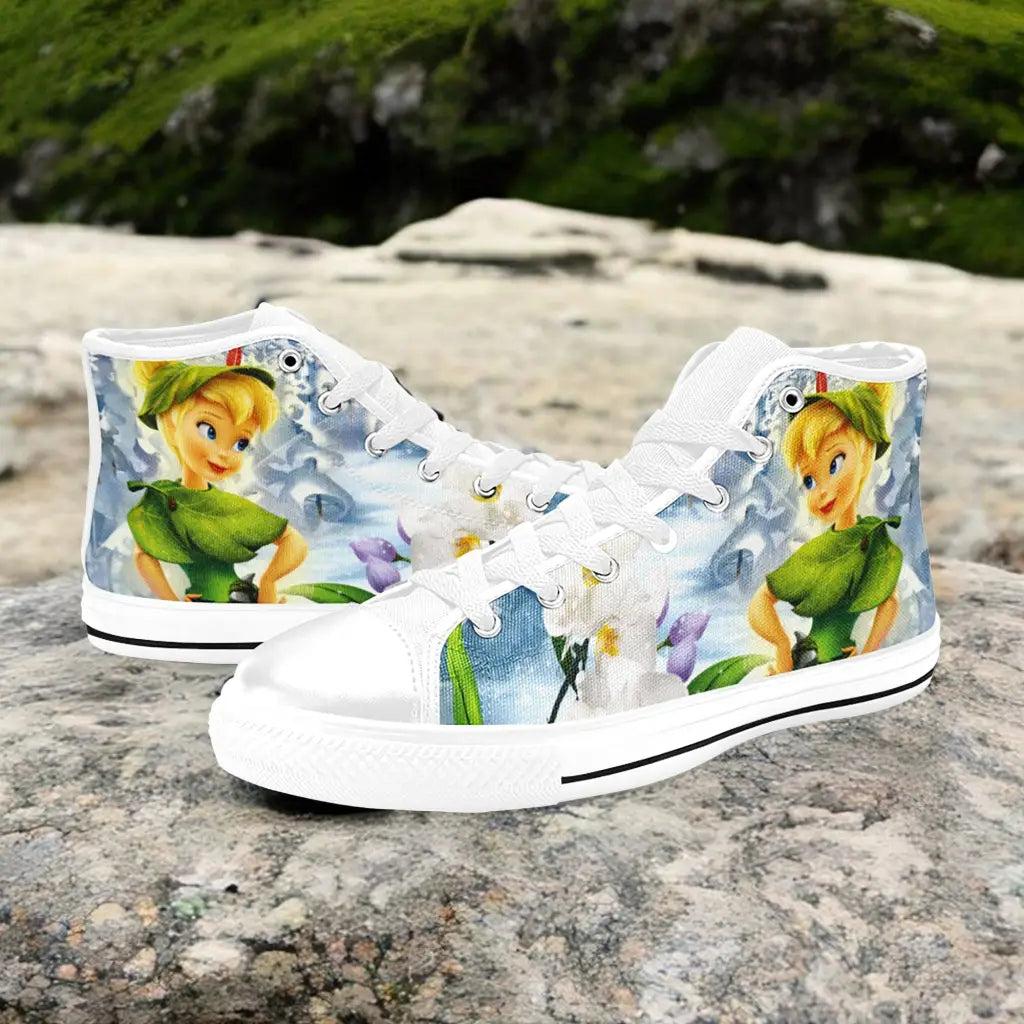 Tinkerbell Tinker Bell Fairies Custom High Top Sneakers Shoes