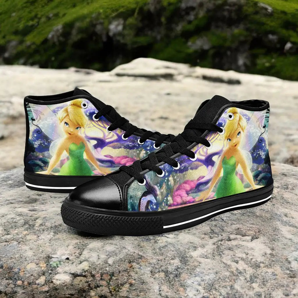 Tinkerbell Tinker Bell Fairies Custom High Top Sneakers Shoes