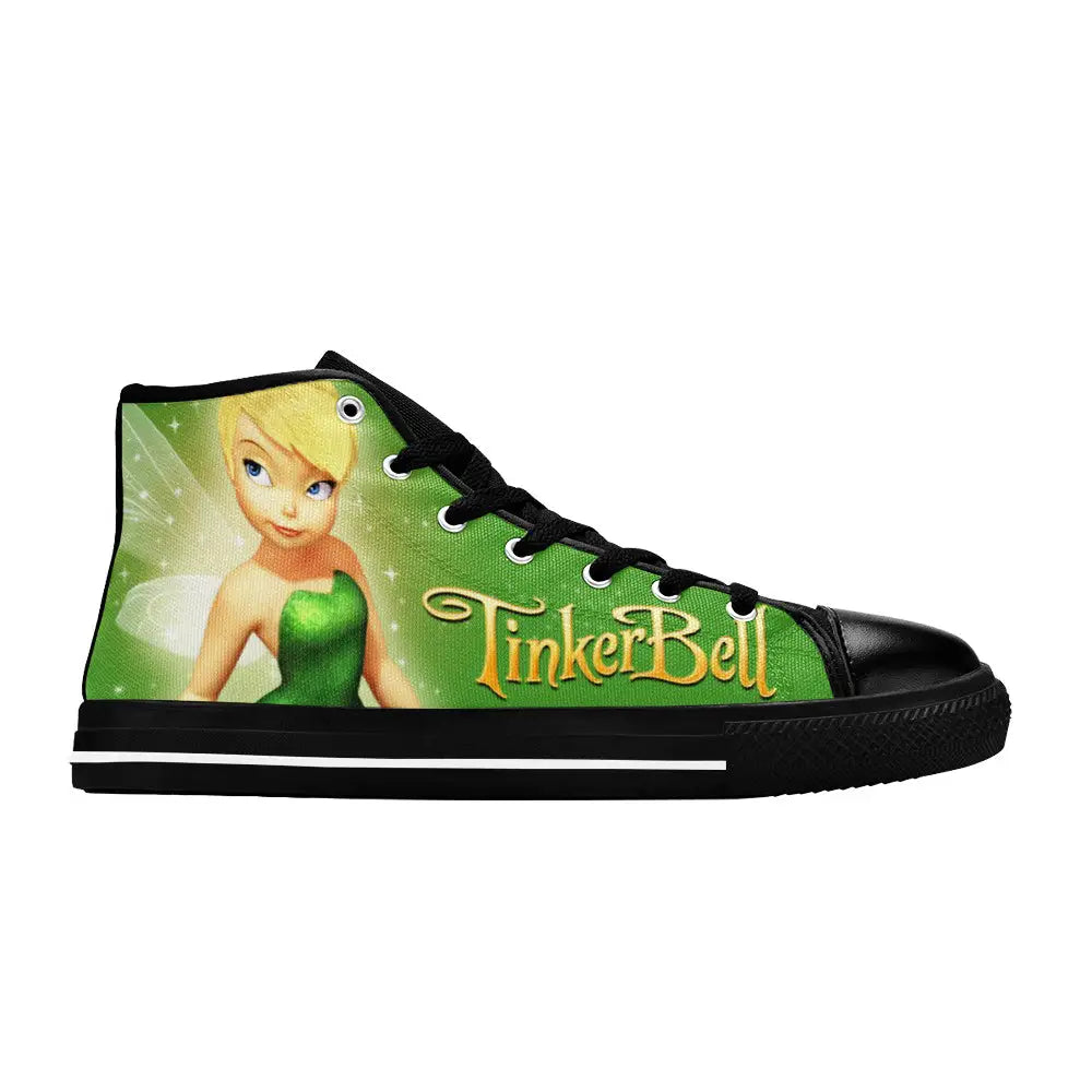 Tinkerbell Tinker Bell Fairies Custom High Top Sneakers Shoes