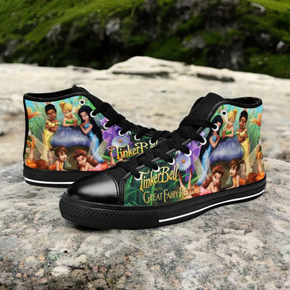 Tinkerbell Tinker Bell Fairies Custom High Top Sneakers Shoes