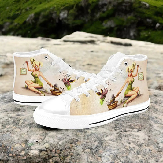 Tinkerbell Tinker Bell Fairies Custom High Top Sneakers Shoes