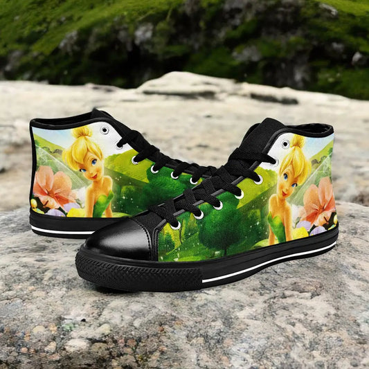 Tinkerbell Tinker Bell Fairies Custom High Top Sneakers Shoes