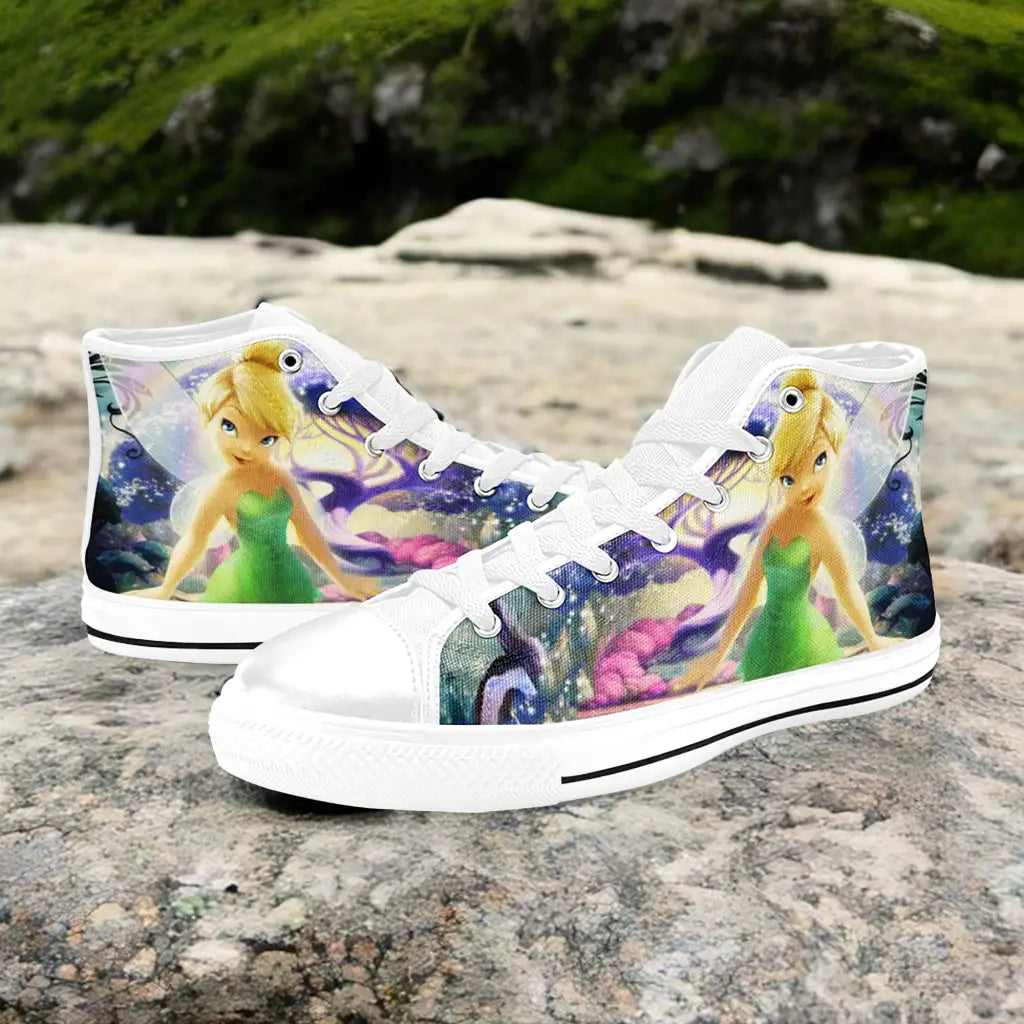 Tinkerbell Tinker Bell Fairies Custom High Top Sneakers Shoes