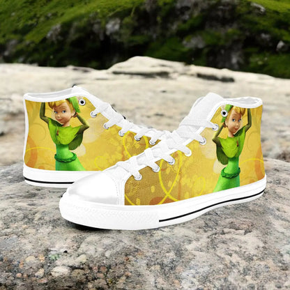 Tinkerbell Tinker Bell Fairies Custom High Top Sneakers Shoes