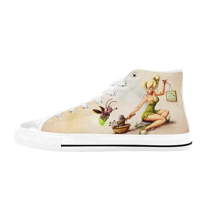 Tinkerbell Tinker Bell Fairies Custom High Top Sneakers Shoes