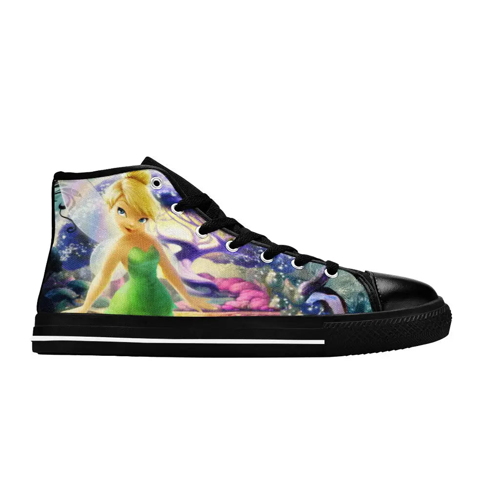 Tinkerbell Tinker Bell Fairies Custom High Top Sneakers Shoes