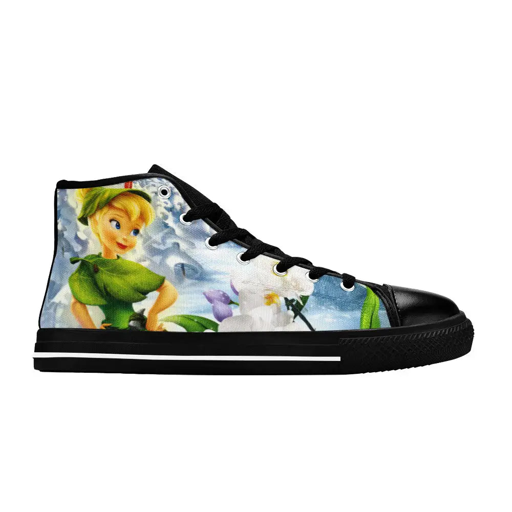 Tinkerbell Tinker Bell Fairies Custom High Top Sneakers Shoes