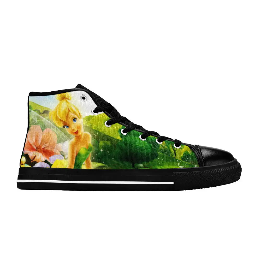 Tinkerbell Tinker Bell Fairies Custom High Top Sneakers Shoes