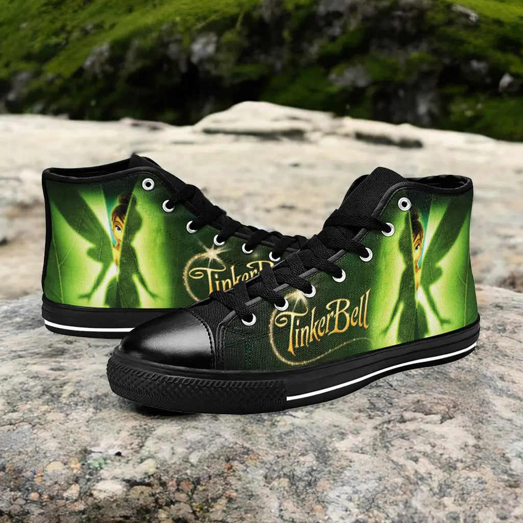 Tinkerbell Tinker Bell Fairies Custom High Top Sneakers Shoes