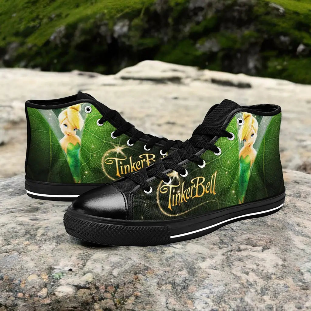 Tinkerbell Tinker Bell Fairies Custom High Top Sneakers Shoes