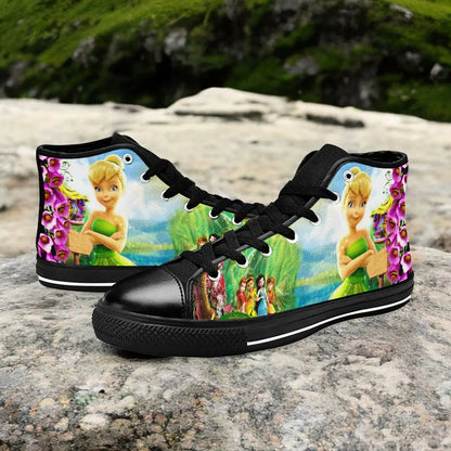 Tinkerbell Tinker Bell Fairies Custom High Top Sneakers Shoes