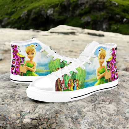 Tinkerbell Tinker Bell Fairies Custom High Top Sneakers Shoes