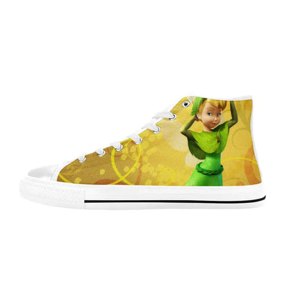 Tinkerbell Tinker Bell Fairies Custom High Top Sneakers Shoes