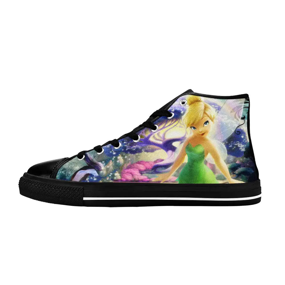 Tinkerbell Tinker Bell Fairies Custom High Top Sneakers Shoes