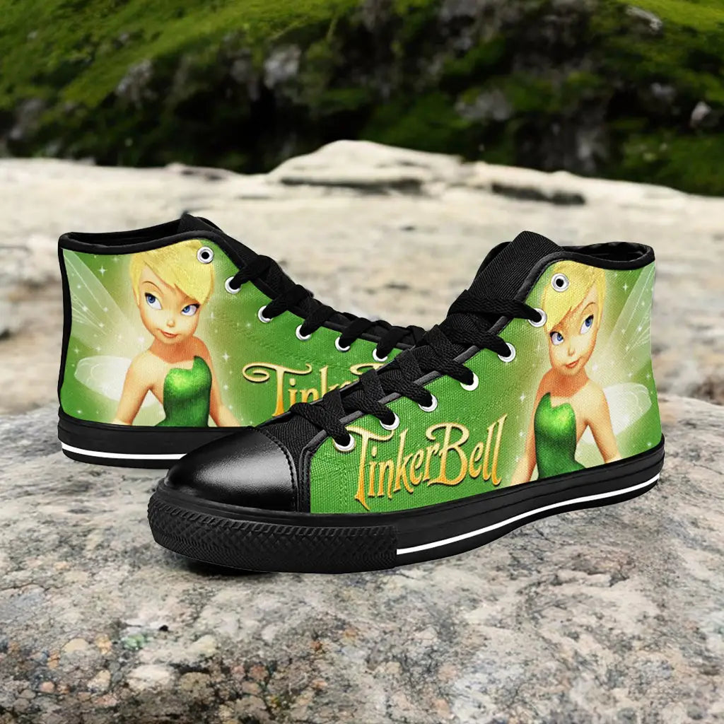 Tinkerbell Tinker Bell Fairies Custom High Top Sneakers Shoes